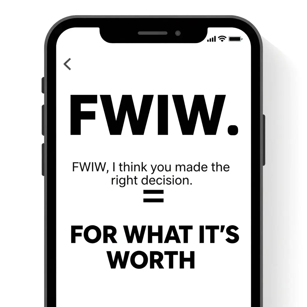 fwiw meaning