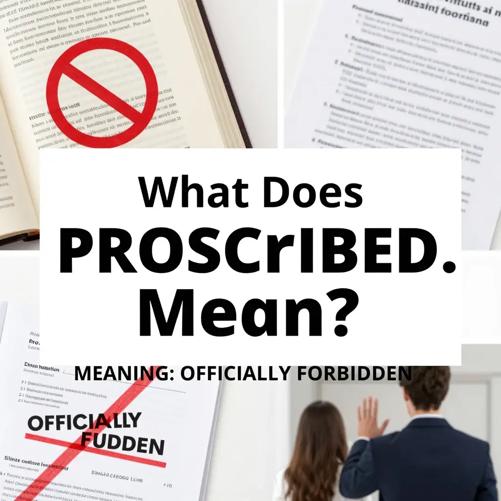 proscribed meaning