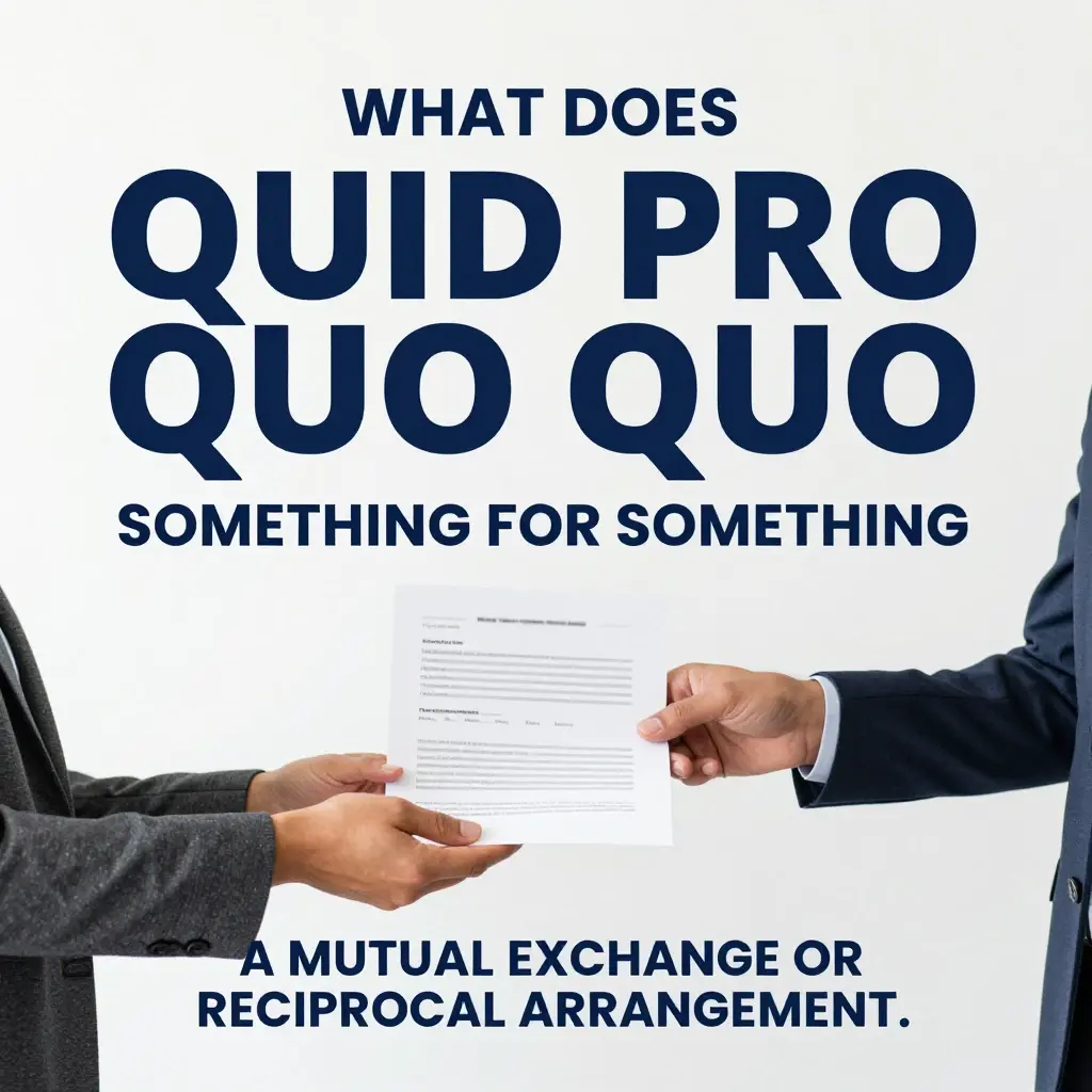quid pro quo meaning