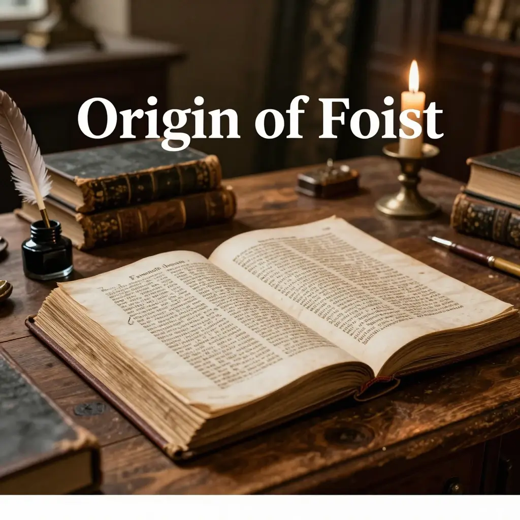 foist meaning