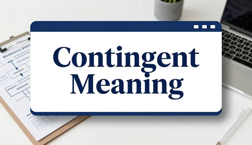 contingent meaning