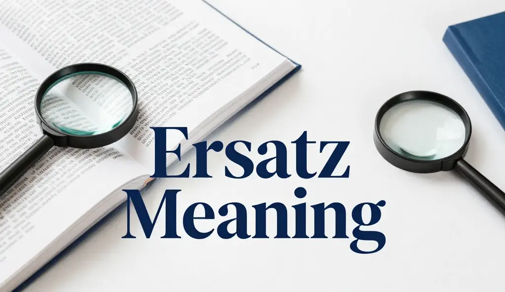 ersatz meaning