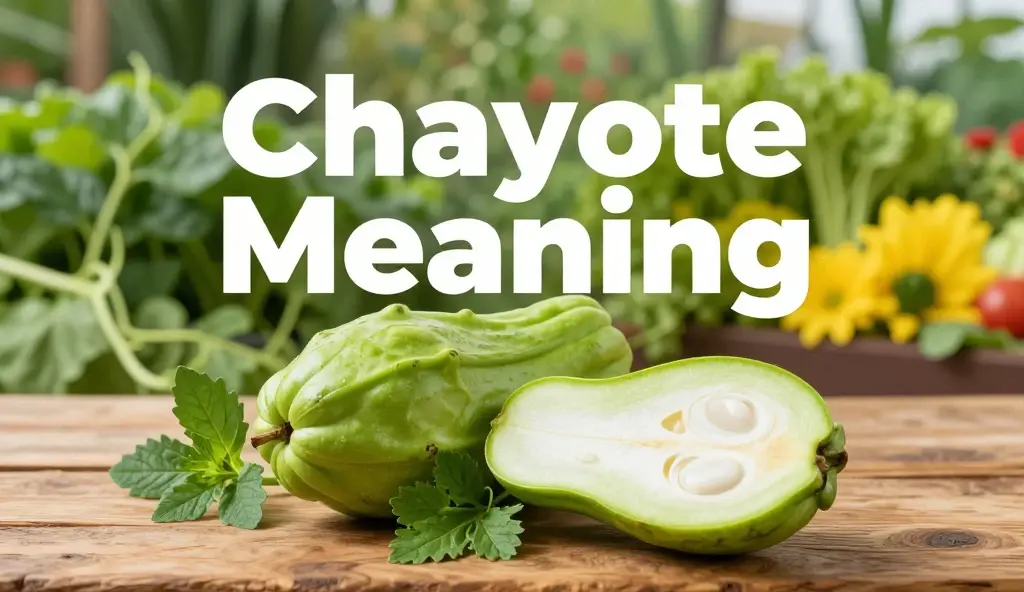 chayote meaning