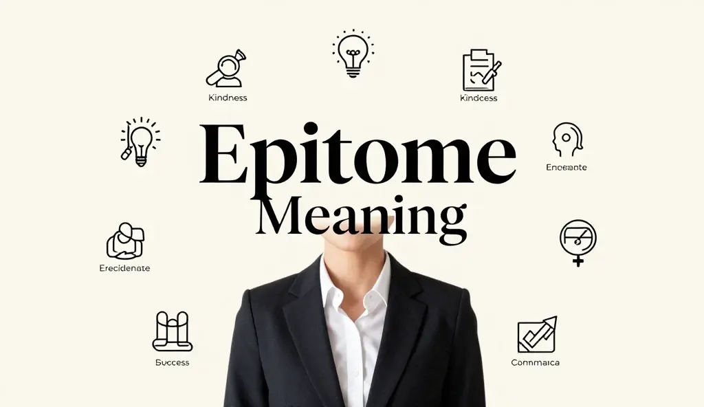 epitome meaning