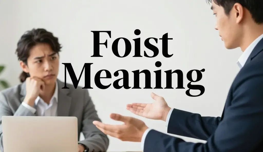 foist meaning