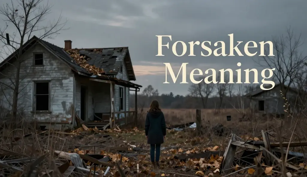 forsaken meaning