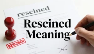 rescinded meaning