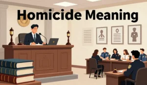homicide meaning