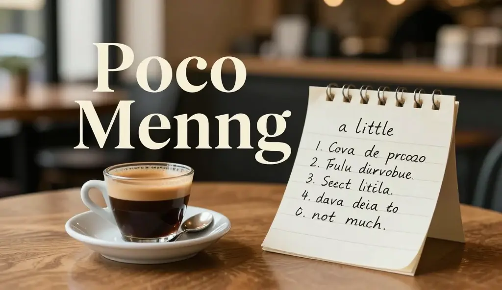 poco meaning