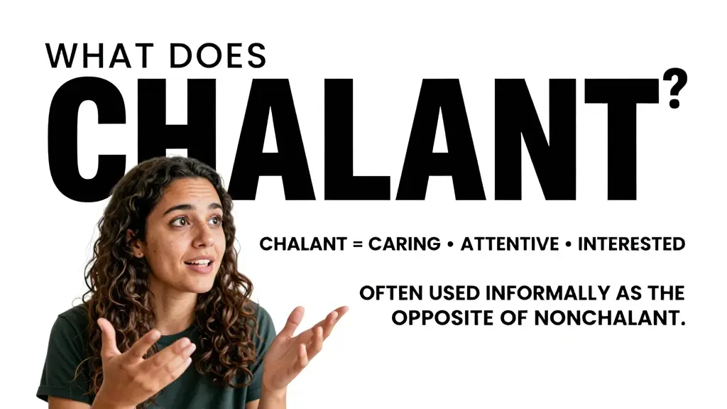 chalant meaning