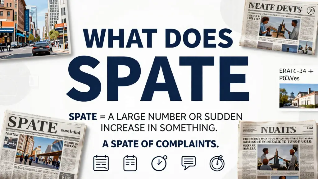 spate meaning